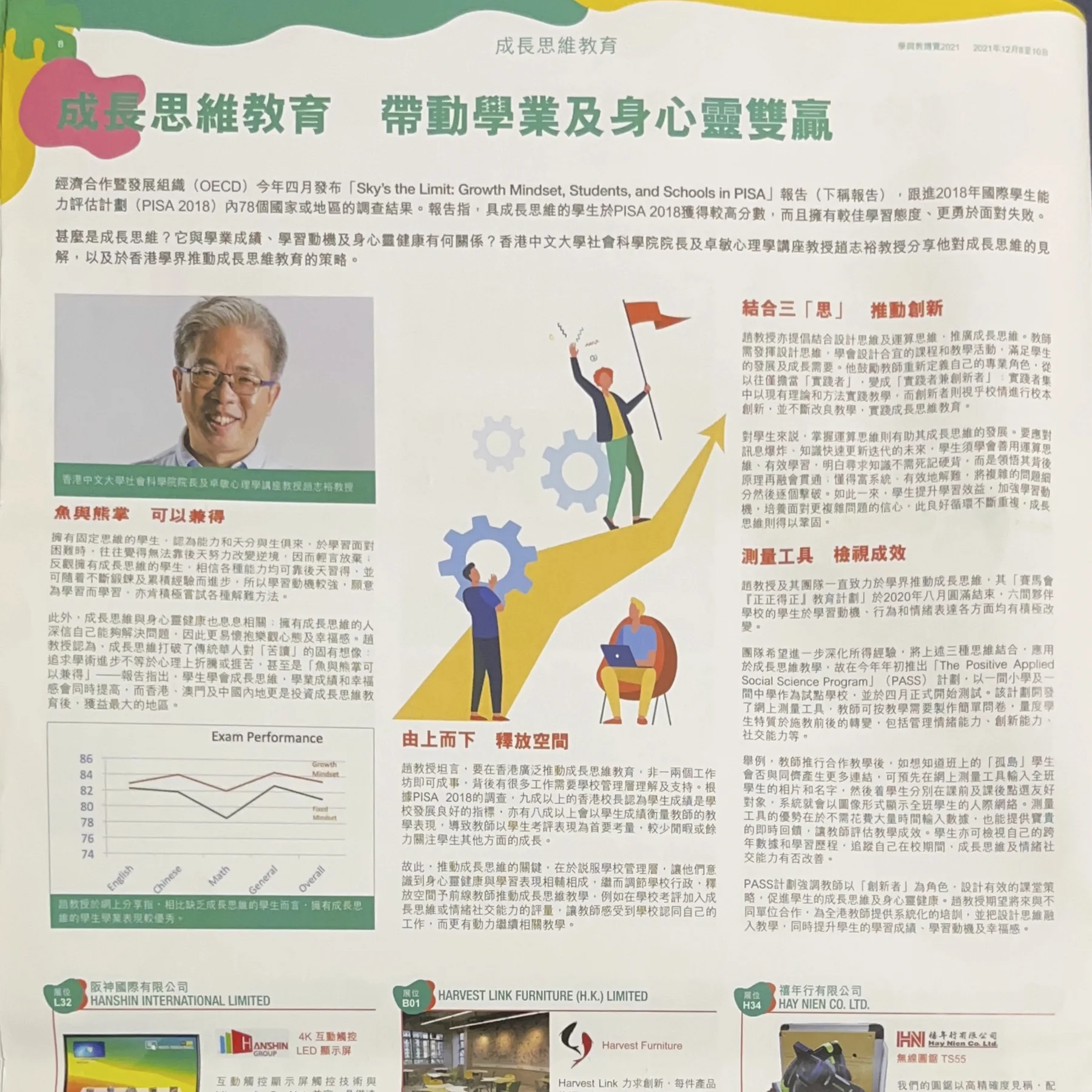 成長思維教育 帶動學業及身心靈雙贏